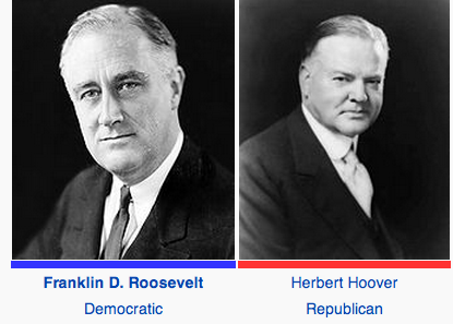 hoover and roosevelt great depression